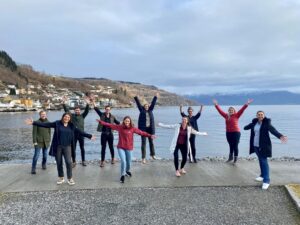 Gruppebilde av teamet i Helse Hardanger